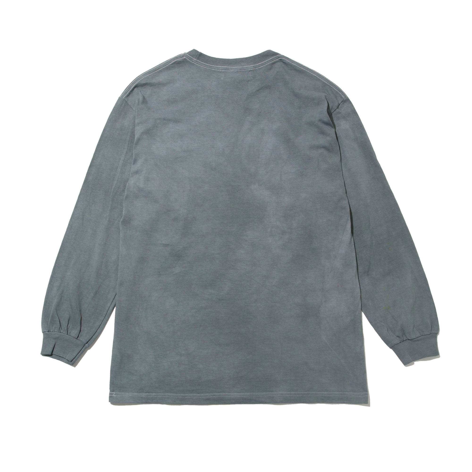 CL OVERDYED LS TEE - CHARCOAL